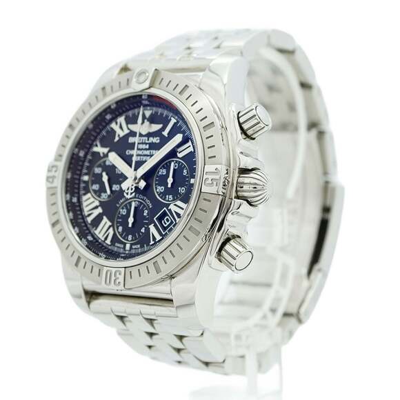 Breitling Chronomat JSP Roman Index Limited Edition AB01153A Black Dial Men's... - Picture 3 of 11